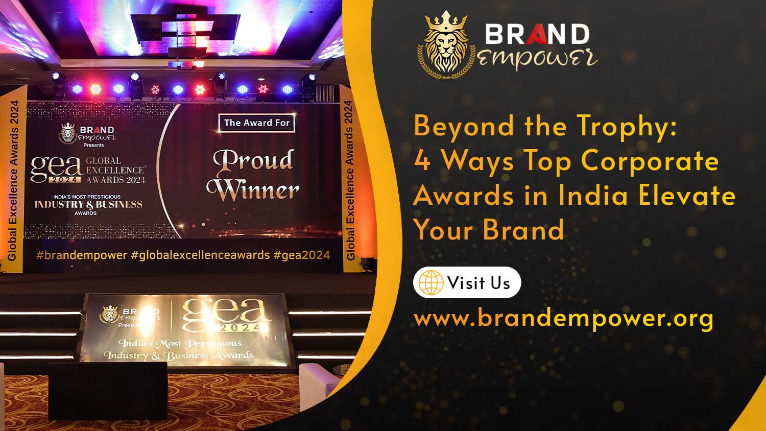 Beyond the Trophy 4 Ways Top Corporate Awards in India Elevate Your Brand